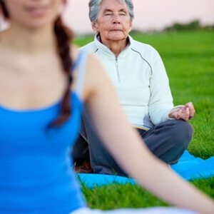 Yoga is great exercise for aging-in-place