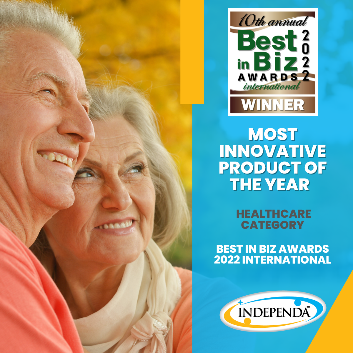 Independa Wins in Best in Biz  Awards 2022 International